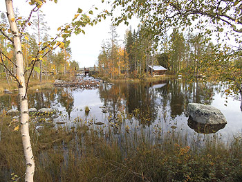 Fint lge p jakt-och Fiskestugan